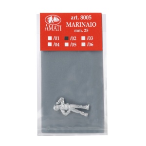 Figurina metalica marinar, pt navomodele / hobby, 25mm, Amati Italia - Img 2