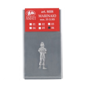 Figurina metalica ofiter, pt navomodele / hobby, 35mm, Amati Italia - Img 2