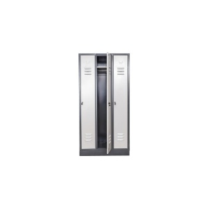 Fișet metalic 3 uși FAM MD35 890x450x1800 mm, cu poliță și bară de haine - Img 2