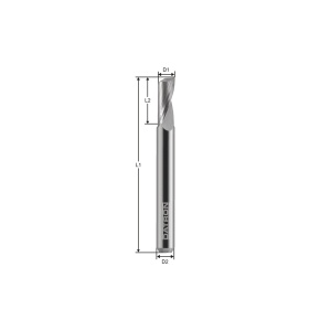 Freza cu 1 canelura, Datron 0068030W, 3.0x3.0mm - Img 2