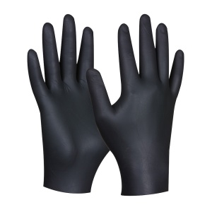 Gebol 709635_XL, Set 100 de manusi de protectie Black Nitril Eco, din nitril, nepudrate, marimea 10/XL - Img 2