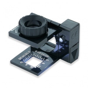 Lupa de focalizare LinenTest, putere 11.5x cu LED - Carson