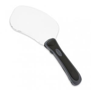Lupa de mana RimFree putere 2x dreptunghiulara acrilica cu led, Carson
