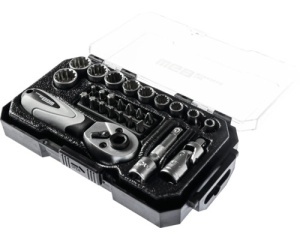 Mini set tubulare WGB 1/4", 27 piese - Img 2