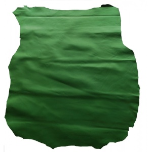 Piele capra captuseala/proiecte mici,verde