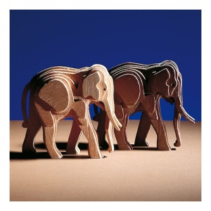 Pui de elefant din lemn navomodelism / modelism / hobby, Amati Italia