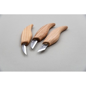 S12 Set 3 cutite sculptura/cioplit in lemn pentru incepatori, BeaverCraft - Img 4