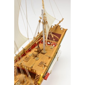 SCIABECCO/XEBEC - Vas cu tunuri 1753, Navomodel Amati, Scara 1:60, Lungime 72cm - Img 9