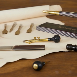 Scula canelare cusaturi piele Tandy Leather Pro