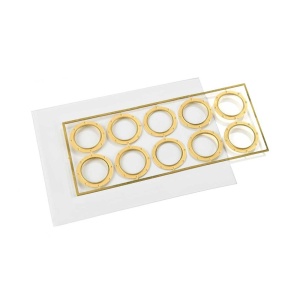 (Set 10) Hublou cu sticla pentru navomodele, 15mm, Amati
