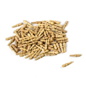 Set 50 cavile din lemn de cimisor, 10mm, Amati