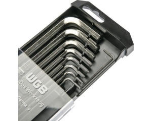Set chei hexagonale WGB 1,5-10 mm, 9 piese - Img 2