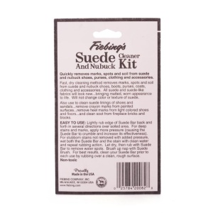 Set de curatare si restaurare Fiebing's Suede & Nubuck Cleaner pentru piele intoarsa si nabuc, cu baton de curatare - Img 6