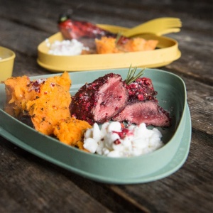 Set farfurii stivuibile StackPlate Kit BIO, 4 persoane, LIGHT MY FIRE - Img 4