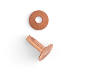 Set nituri cupru pielarie nr. 9, Tandy Leather 13 mm