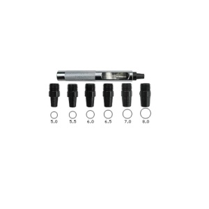 Set preducele Maxi rotunde pentru pielarie, Leder Haus - Img 3