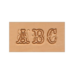 Set stante embosare piele ALFABET litere mari de 19mm. - Img 2