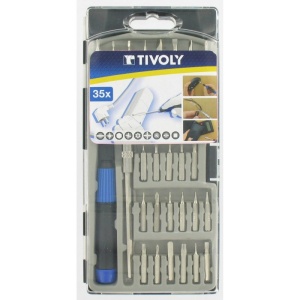 Set surubelnite precizie Tivoly 35 piese pentru modelism - Img 3