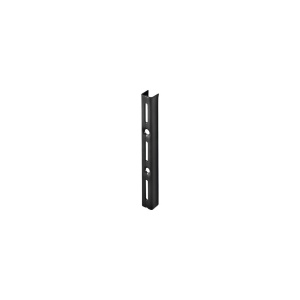 Sina simpla de perete Dolle Single Slot 145mm, neagra, pentru rafturi modulare