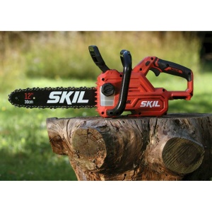 SKIL 0534 AA Fierastrau electric (drujba) Brushless, viteza 7.9 m/s, lama 30 cm, Accu 4 Ah si incarcator - Img 11