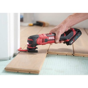 SKIL 3620 AA, Unealta multifunctionala (Multi-Tasker) Brushless MF1E3620AA, 11000-16000 rpm, + 1xAcuu, incarcator si accesorii - Img 5