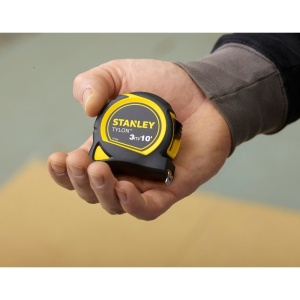 Stanley 0-30-686, ruleta Tylon 3m, 10 Ft, metric-inch, protectie din cauciuc, anti-alunecare, 3mx13mm, blister - Img 5