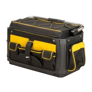 Stanley 1-79-213, Geanta pentru scule cu maner metalic Fatmax, baza rigida si impermeabila, din material textil, 20" - Img 2