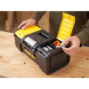 Stanley 1-79-216, cutie pentru depozitare unelte, 16", 39,4 x 22 x 16,2 - Img 7