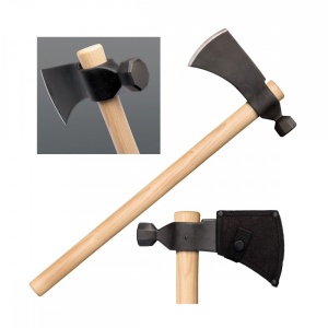 Topor Tomahawk Cold Steel Rifleman's Hawk CS-90RH cu cap din otel carbon 1055