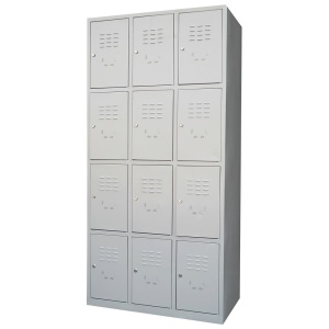 Vestiar metalic cusetat 3x4 cusete "MAXI",889x450x1800 mm