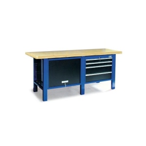 2000-14 Banc de lucru 2000 mm cu blat din lemn de fag multistrat - Img 2
