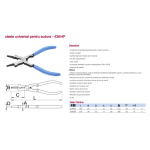 436/4P Cleste universal pentru sudura, Unior - Img 11