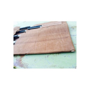 45130-AA Husa din piele maro pentru cutite, Sabatier - Img 5