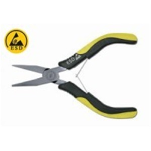 64731 Cleste cu varfuri drepte ESD, cu maner bimaterial - Img 2