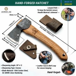 AX1 Topor cioplire si bushcraft, BeaverCraft - Img 18
