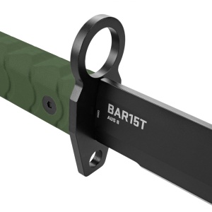 Baioneta tactica SOG BAR15T Tanto Bayonet OD, otel AUS-8, lama 180 mm - Img 5