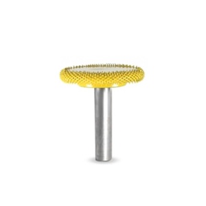 Biax sculptura lemn SABURR - Cap forma disc 1-1/4" X 1/4"