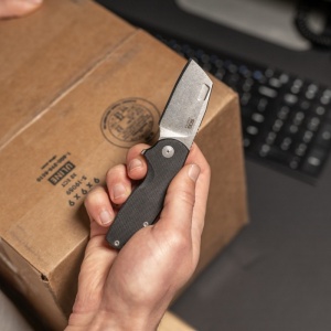 Briceag SOG Stout FLK Cleaver - Black - Stonewash - Img 10