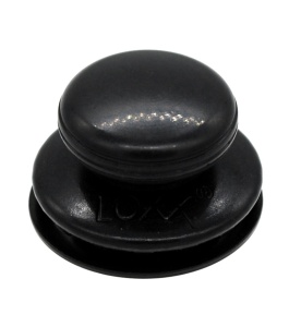 Buton superior cromat negru pentru sisteme de fixare LOXX