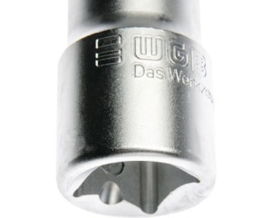 Capăt cheie tubulară WGB 3/4" 46 mm, crom-vanadiu - Img 3