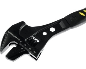 Cheie reglabilă cu mâner ergonomic WGB 10" 250 mm, crom-vanadiu - Img 5