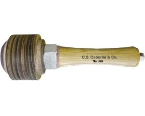 Ciocan profesional maul din piele netabacita Rawhide Maul C.S. Osborne pentru pielarie