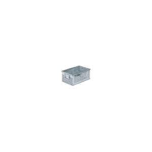 Cutie depozitare perforata, cu manere, 450x300x200 mm, ˜ 4.2 mm