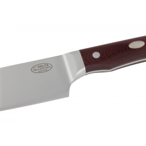 Cutit de bucatarie Fallkniven Delta CMT Lam. CoS Maroon Micarta 155 mm - Img 4