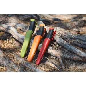 Cutit outdoor Morakniv Companion S Olive Green, otel inoxidabil 12C27, teaca inclusa - Img 6