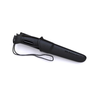 Cutit outdoor Morakniv Companion Spark S Black, otel inoxidabil 12C27, cu amnar integrat, teaca inclusa - Img 4