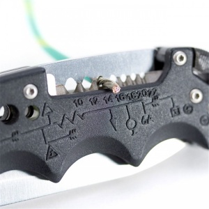 Cutit pliabil SOG Flare FLA1001-CP, lama Clip Point 8Cr13MoV Satin, deschidere asistata S.A.T., Arc Lock, maner GRN, EDC - Img 15