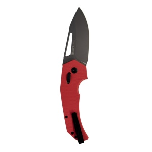 Cutit pliabil SOG Prohen XR Red Gray 12-25-02-57, lama Drop Point CRYO D2 Stonewashed, XR Lock, deschidere Flipper, maner G10 Red & Gray, EDC Tactical - Img 3