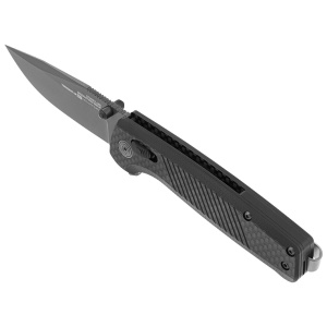 Cutit pliabil SOG Terminus XR LTE Graphite TM1032-BX, lama Drop Point CPM S35VN TiNi Graphite, XR Lock, Flipper, maner Carbon Fiber, EDC Premium