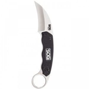 Cutit SOG Gambit, otel 7Cr17MoV, lama Hawkbill 66 mm